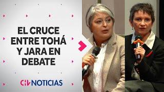 TENSO CRUCE entre Jeanette Jara y Carolina Tohá por seguridad en medio de debate en la Usach