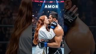From kiss to knockout — instant regret! #kungfu #fight #boxing #mma