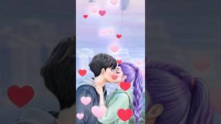 K-POP Demon Hunters | Drawind JINU & RUMI KISS #shorts #demon #hunter #kpop #kiss