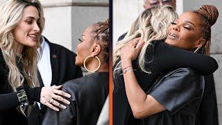 Paris and Janet Jackson Have Sweet Reunion at Paris Fashion Week
