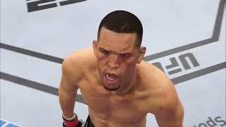 Nate Diaz vs Donald Cerrone UFC 4 Knockout #ufc4
