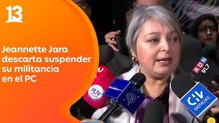 Jeannette Jara desmiente a Daniel Jadue y afirma que no renunciará al PC | Tu Día | Canal 13