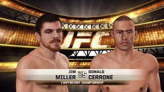 UFC Undisputed 3 Gameplay Jim Miller vs Donald Cerrone