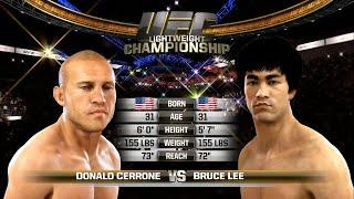 UFC 1 Gameplay Donald Cerrone vs Bruce Lee
