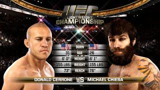 UFC 1 Gameplay Donald Cerrone vs Michael Chiesa
