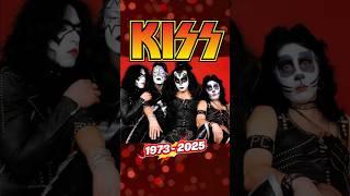 KISS 1973-2025 #nostalgia #music #rock #acefrehley #thenandnow #classicrock #80smusic #kiss #band