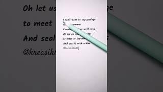 “Sealed with a Kiss” by Emily Linge – Saying Goodbye Never Sounded So Sweet