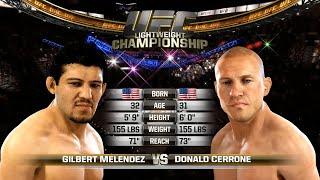 UFC 1 Gameplay Gilbert Melendez vs Donald Cerrone