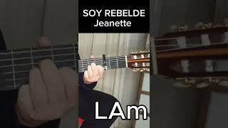 SOY REBELDE, Jeanette. Acordes