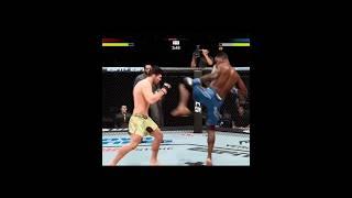 Luque STUNNED by head kick!!! #easportsufc #easportsufc5 #ufc316 #ufc5 #vicenteluque #kevinholland