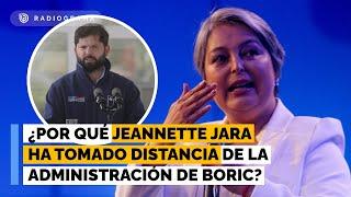 Jeannette Jara marca distancia de la administración del Presidente Boric, incluso por alusión a Kast
