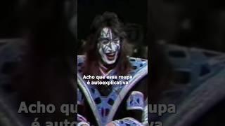 Ace Frehley explica seu Traje no KISS #kiss #acefrehley #genesimmons #rock #metal #heavymetal #70s