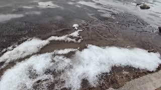 Jeanette Lake off Echo Trail...still frozen in May?!