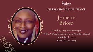 Celebrating The Life & Legacy of Jeanette Brioso