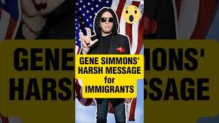 Gene Simmons: Immigrants Need to Do THIS #rocknroll #classicrock #kiss