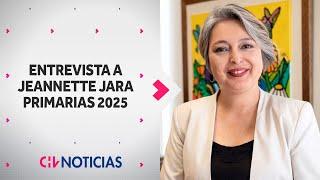 "HEMOS HECHO UN BUEN TRABAJO": Entrevista a Jeannette Jara elecciones primarias 2025 - CHV Noticias