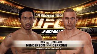 UFC Undisputed 3 Gameplay Ben Henderson vs Donald Cerrone