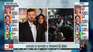 La reacción de Johannes Kaiser tras triunfo de Jeannette Jara y el PC