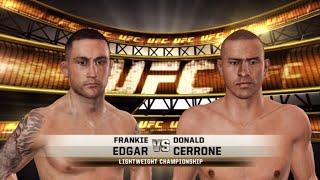 UFC Undisputed 3 Gameplay Frankie Edgar vs Donald Cerrone