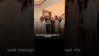 Persahabatan Fuji dan Violenzia Jeanette, Ikut Beri Kejutan Ulang Tahun