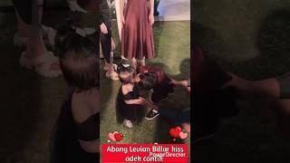 Abang Levian Billar kiss adek cantik #lestikejora #rizkybillar #levianbillar #leslar #lestibillar