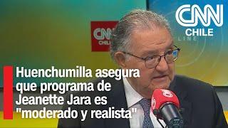 Huenchumilla asegura que programa de Jeanette Jara es "moderado y realista" y calma temores DC