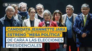 Candidata Jeannette Jara estrenó "Mesa Política" de cara a las elecciones presidenciales
