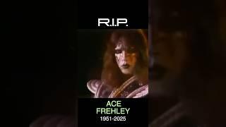 Ace Frehley dead at 74. #kiss #rock #spaceace