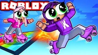It's an obby but on Roller Skates!