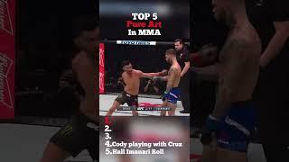 Mighty Mouse pulls off an epic suplex into armbar . #mma #mmahighlights