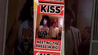 KISS meeting the press in Rio De Janeiro, Brazil in 1983                      #kissshorts