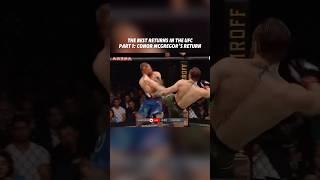 The BEST Returns In The UFC Part 1: Conor Mcgregor VS Donald Cerrone! #knockout #mma #ufc #boxing