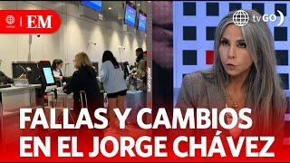 Ositran: Jorge Chávez aún tiene fallas por corregir | Edición Mediodía | Noticias Perú