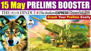 15 May 2025 Current Affairs | Prelims Booster | The Hindu Analysis Today | Indian Express Analysis
