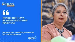 Jeannette Jara aborda su campaña electoral, medidas económicas y otros temas