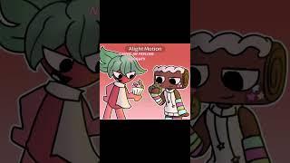 (fake collab 15k special) 3 way kiss Fruitcake #fruitcake #sprout #cosmo #dandysworld #sproutxcosmo
