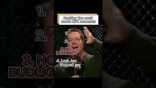 Ranking the most iconic UFC moments #ufc #mma