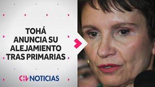 Carolina Tohá anunció que SE RETIRA de la “primera línea” tras derrota en primarias - CHV Noticias