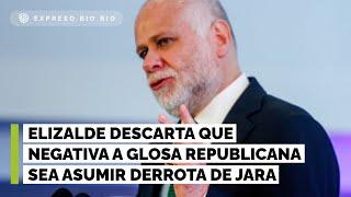 Elizalde descarta que negativa a glosa republicana para próximo gobierno sea asumir derrota de Jara