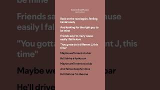 Someone To Call My Lover - Janet Jackson (Lyrics)