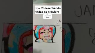 dia 61 desenhando todos os brawlers #brawlstars #janet