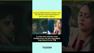 Sanvikaa (Rinki) refused a kiss!ng scene with Jitendra in Panchayat season 4due to family audience