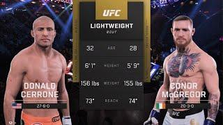 DONALD CERRONE vs. CONOR MCGREGOR - Lightweight Division