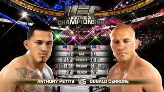 UFC 1 Gameplay Anthony Pettis vs Donald Cerrone