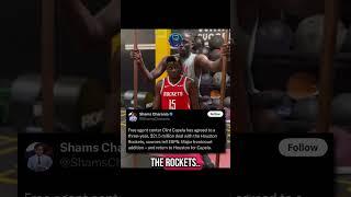“3 years 21.5 million” Free Agent Clint Capela signs #NBA #rockets #lakers