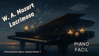 W. A. Mozart – Lacrimosa (Réquiem) | Piano Clásico Nivel 1 con JJ
