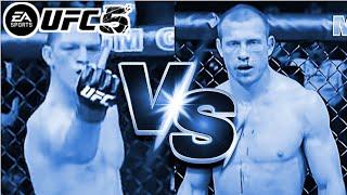 NATE DIAZ VS. DONALD CERRONE (UFC 5 FULL FIGHT) (AI VS AI) (LEGENDARY DIFFICULTY)