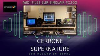 CERRONE Supernature sur ROLAND SC-88 Pro
