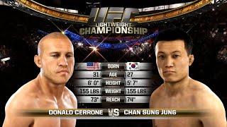 UFC 1 Gameplay Donald Cerrone vs Chan Sung Jung