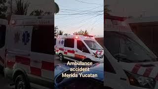 a DHL van and ambulance crashed in Garcia Gineres this afternoon #followformore